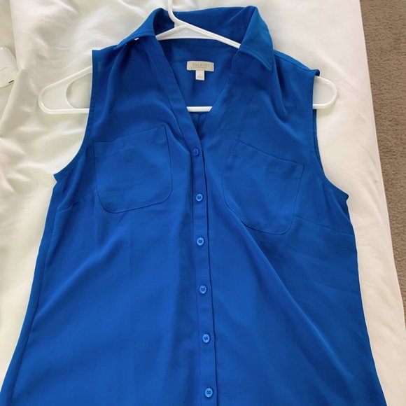 talbots sleeveless blouse